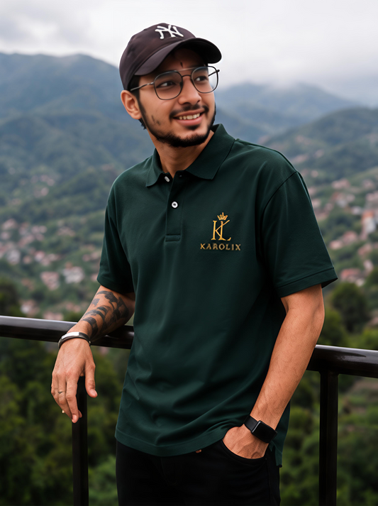 KAROLIX Signature Oversized Tee –Green
